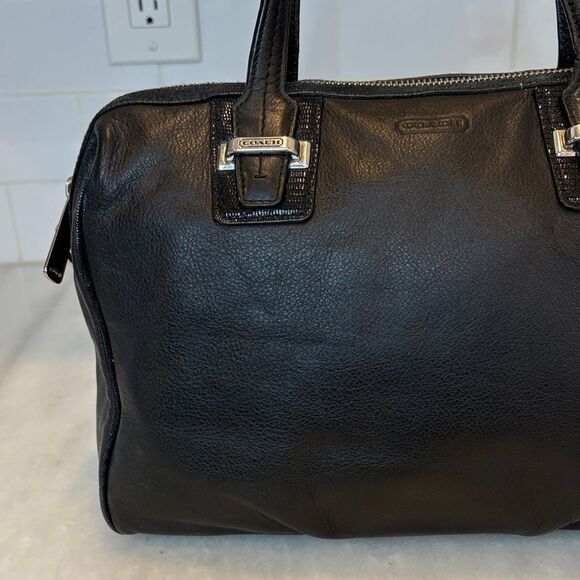 Coach Bag Purse Handbag Leather Bordeaux Taylor Satchel Bag Pocketbook Designer - Picture 2 of 16